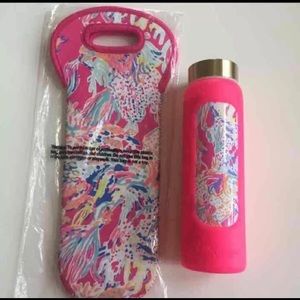 Lilly Pulitzer Bottle with the cooler